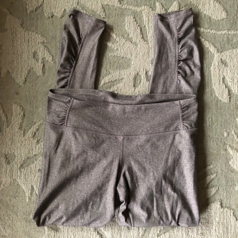 Athleta Herringbone Leggings Ruched Medium